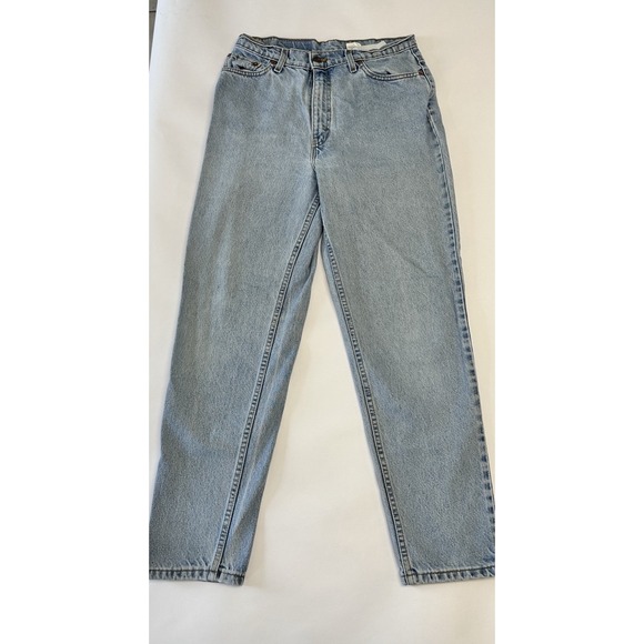 VTG Levi's 512 Jeans Womens 13 Short 28x28 Blue Tapered Leg High Rise Denim 90s - Picture 1 of 15